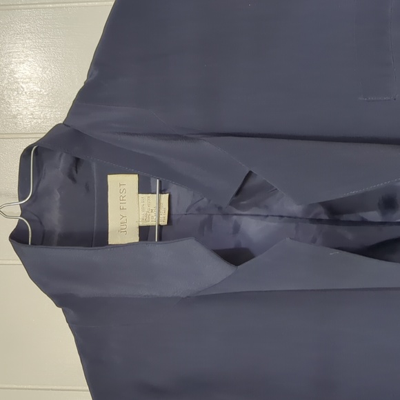 ❌ Euc July First 100% Silk Blazer Jacket - Picture 2 of 4